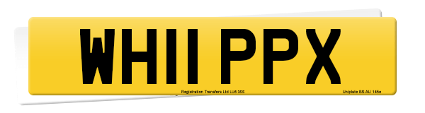 Registration number WH11 PPX